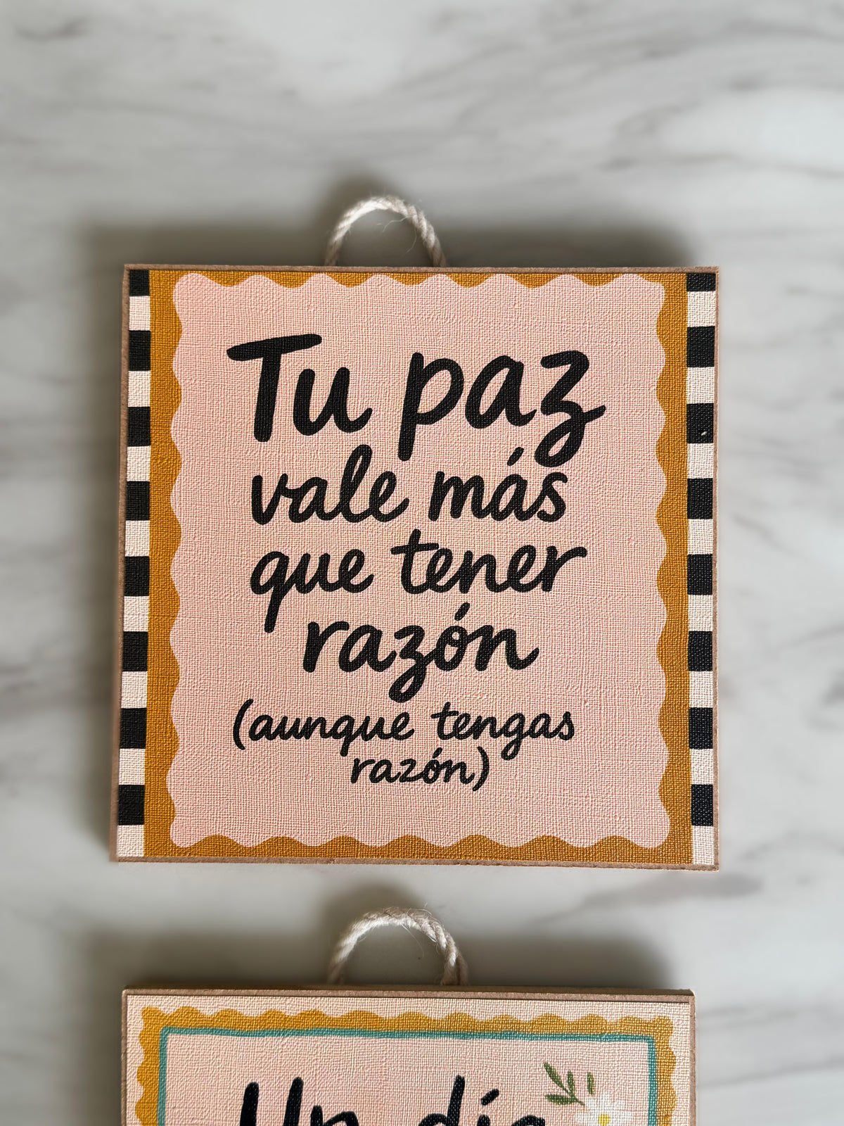 Tu paz vale mas