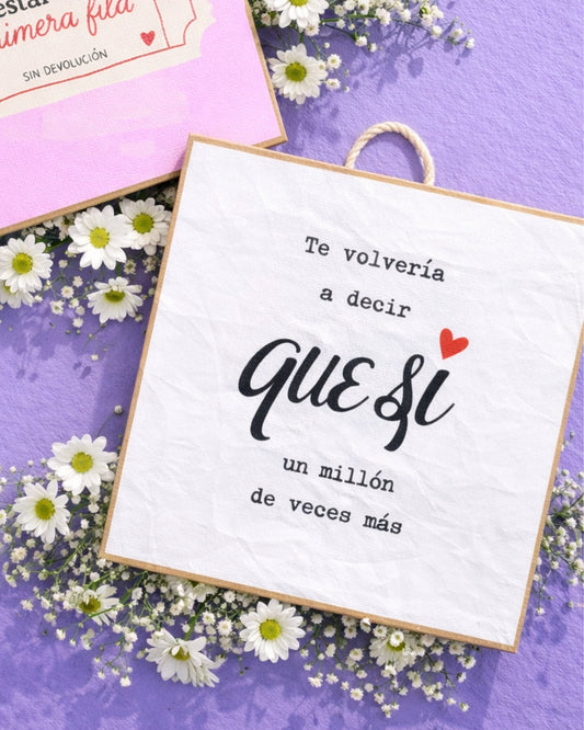 Te volveria a decir que sí