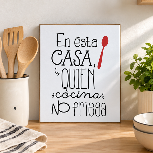 Quien cocina No friega
