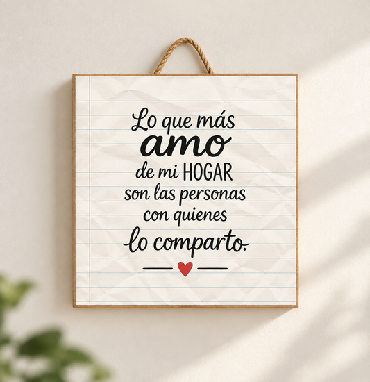 Lo que más amo de mi hogar