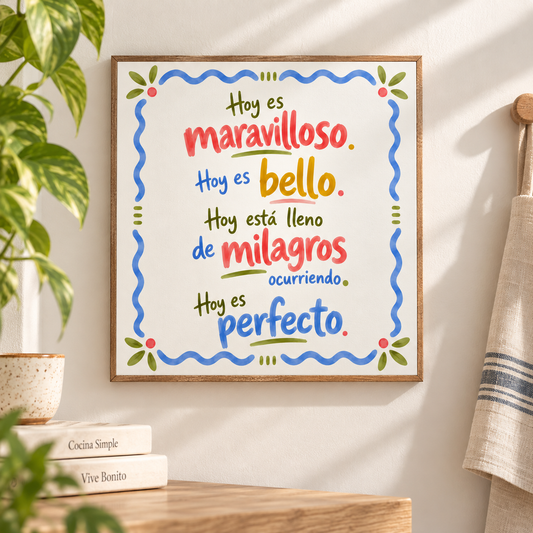 Hoy es maravilloso
