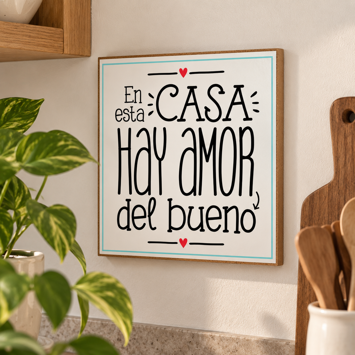 En esta casa hay amor del bueno