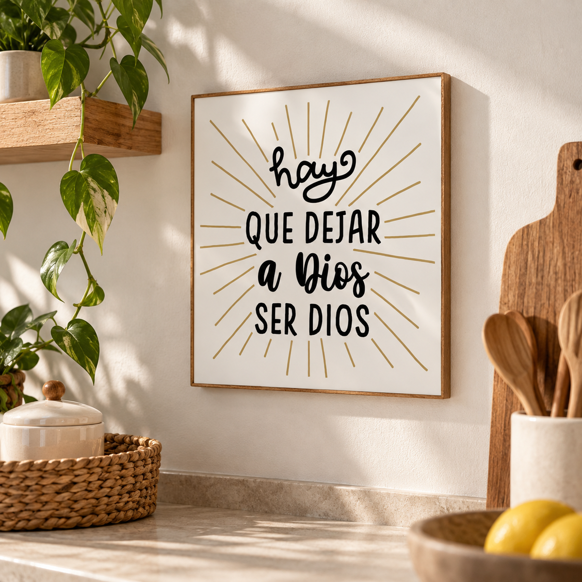 Hay que dejar a Dios ser Dios