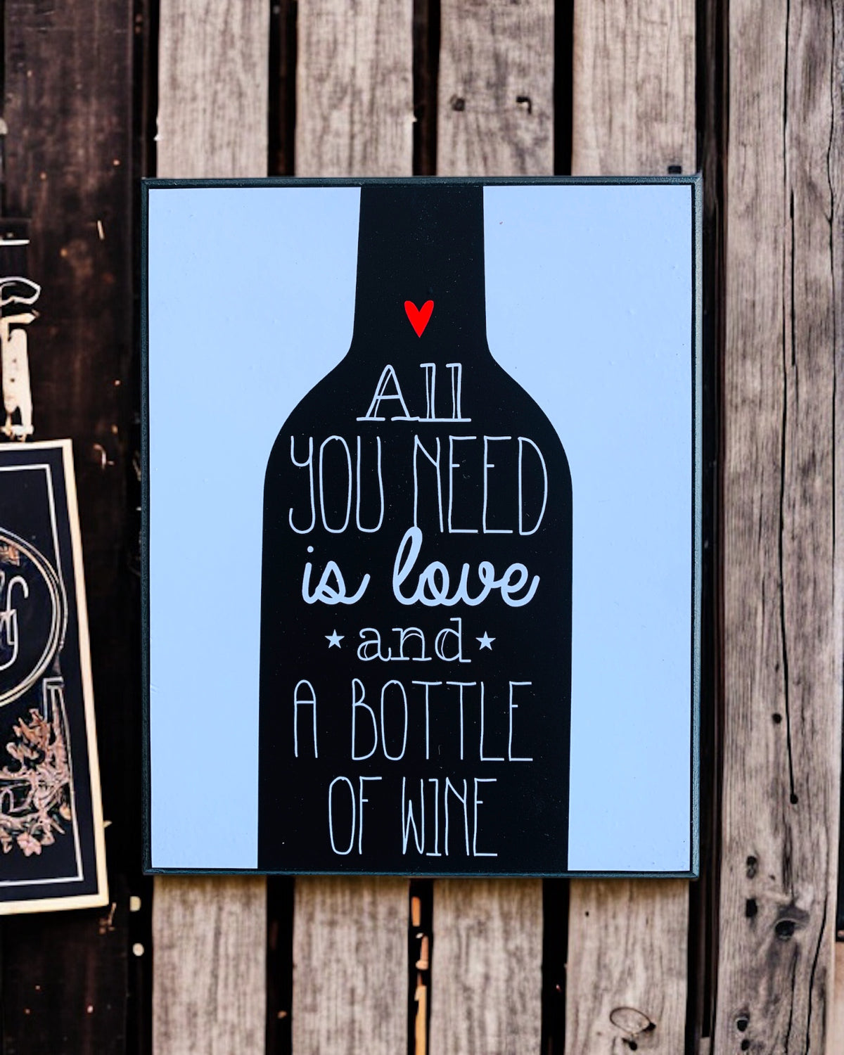All you need is wine