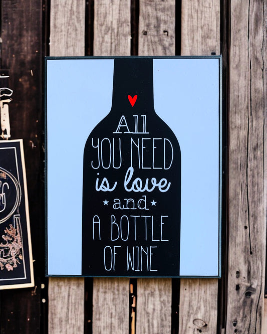 All you need is wine