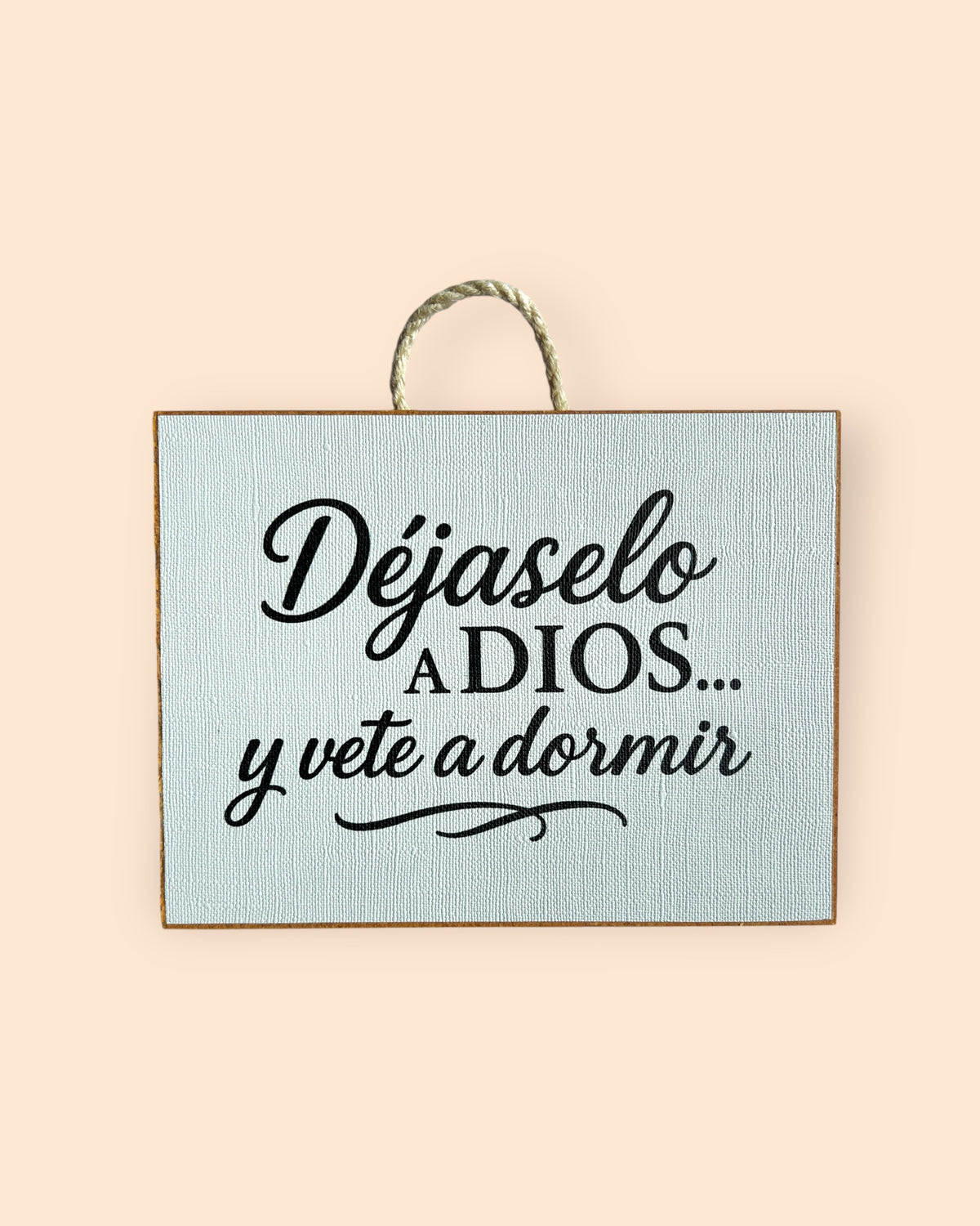 Déjaselo a Dios