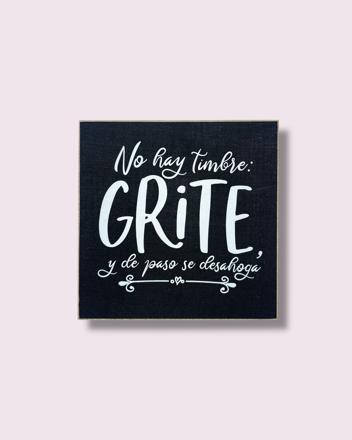 No hay timbre Grite!
