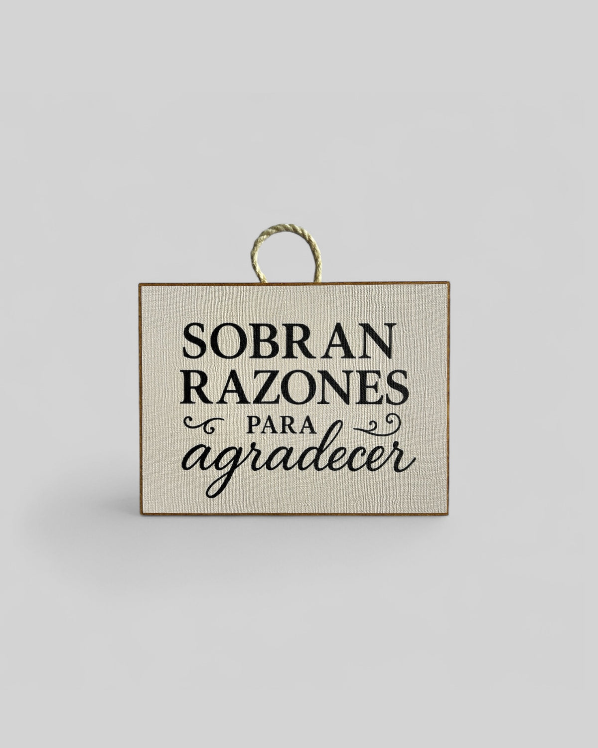 sobran razones