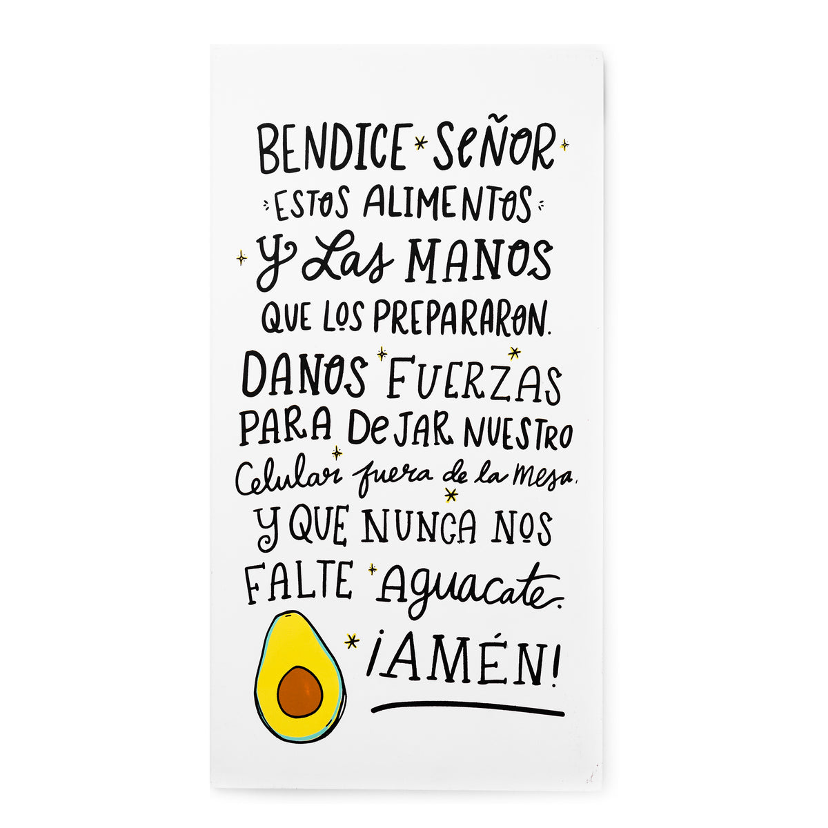 Oración al aguacate